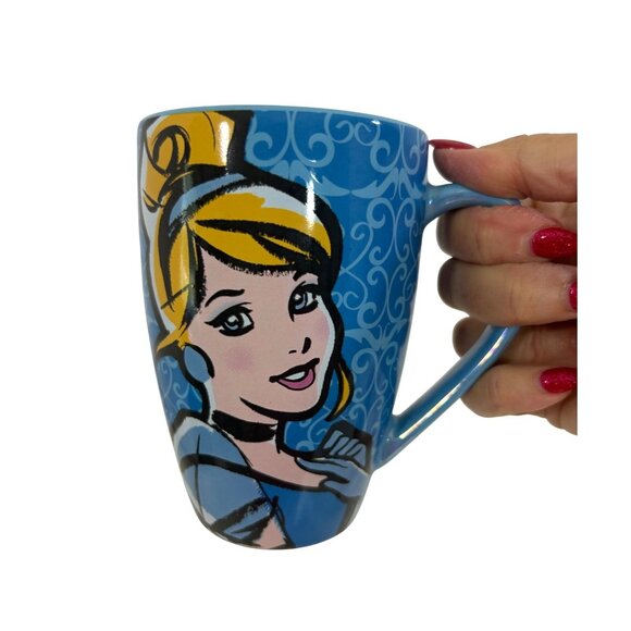 Cinderella Blue Coffee Mug Disney Park Ceramic 16 oz It’s Hard To Wake Uo When … - Picture 10 of 13